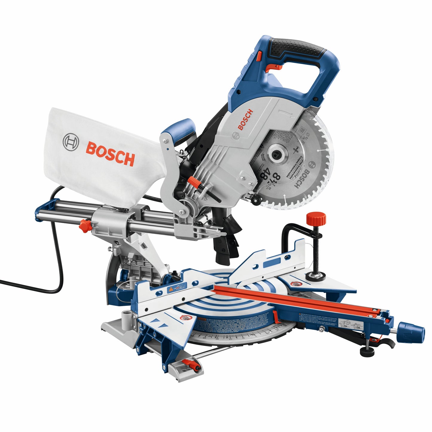 Bosch Glide 8-1/2-in 12.0000-Amp Single Bevel Sliding Compound Corded Miter Saw