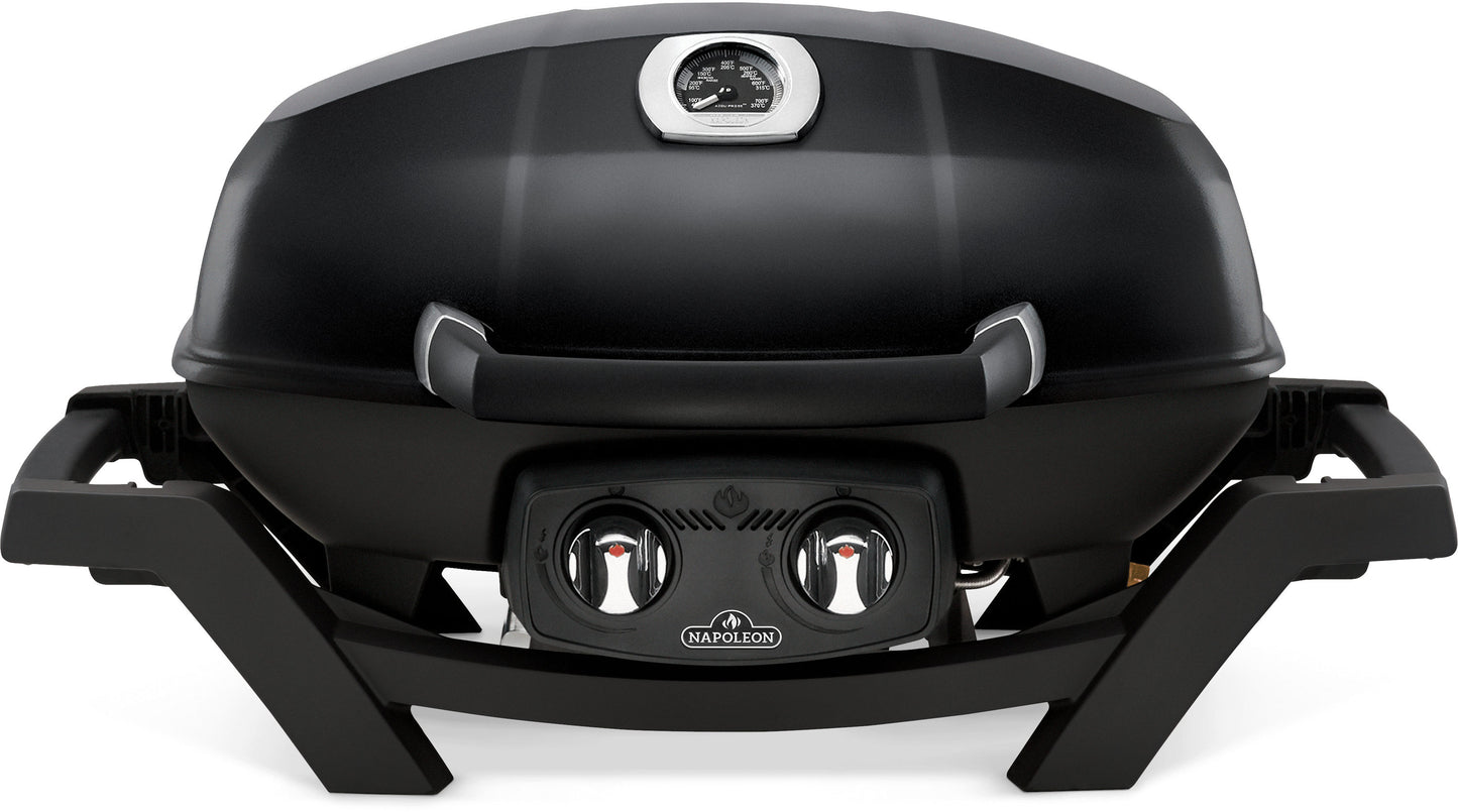 NAPOLEON TravelQ PRO 285-Sq in Black Portable Natural Gas Grill PRO285N-BK