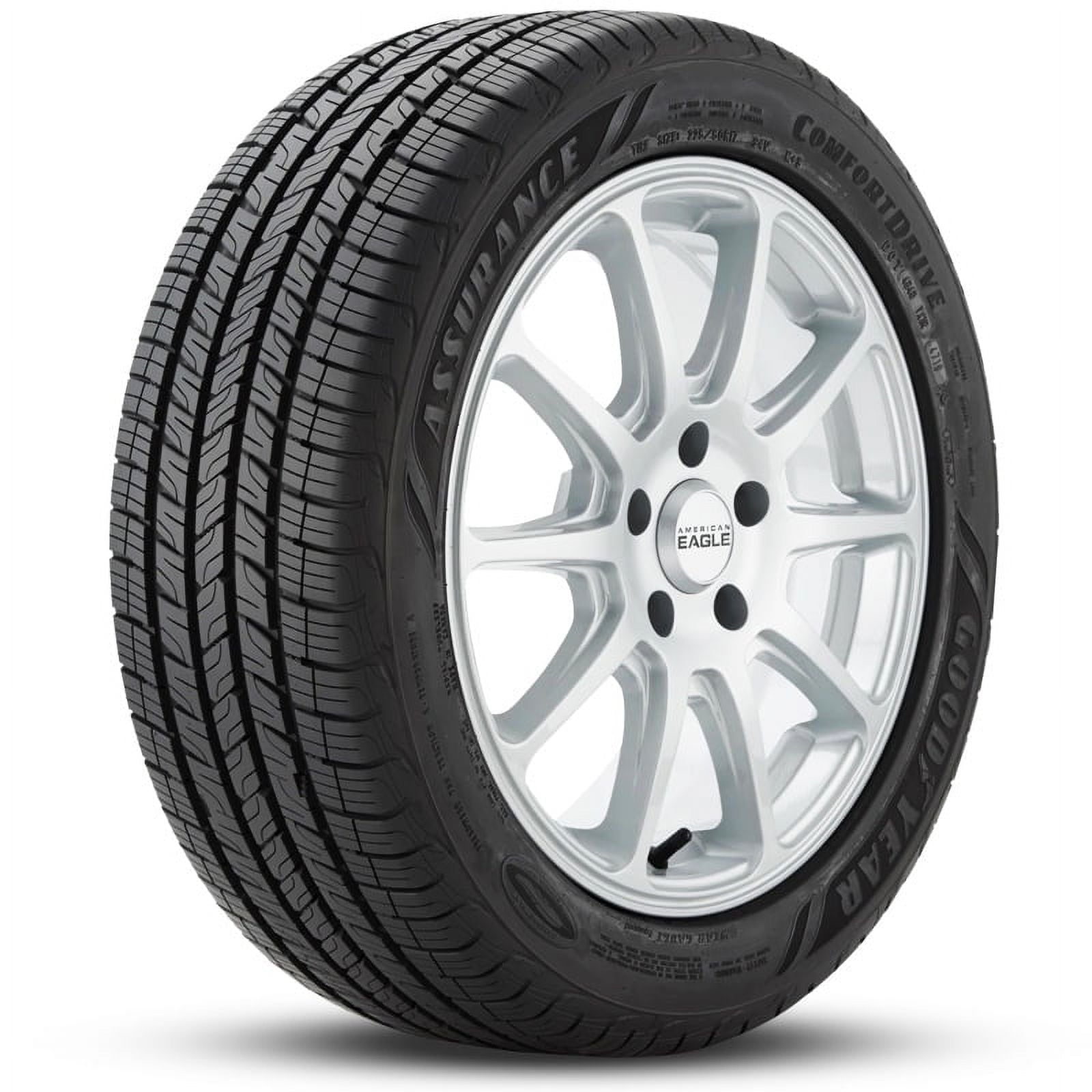 1 Goodyear Assurance Comfortdrive 205/65R16 95H All Season Tires 60K MI Warranty 413780582 / 205/65/16 / 2056516