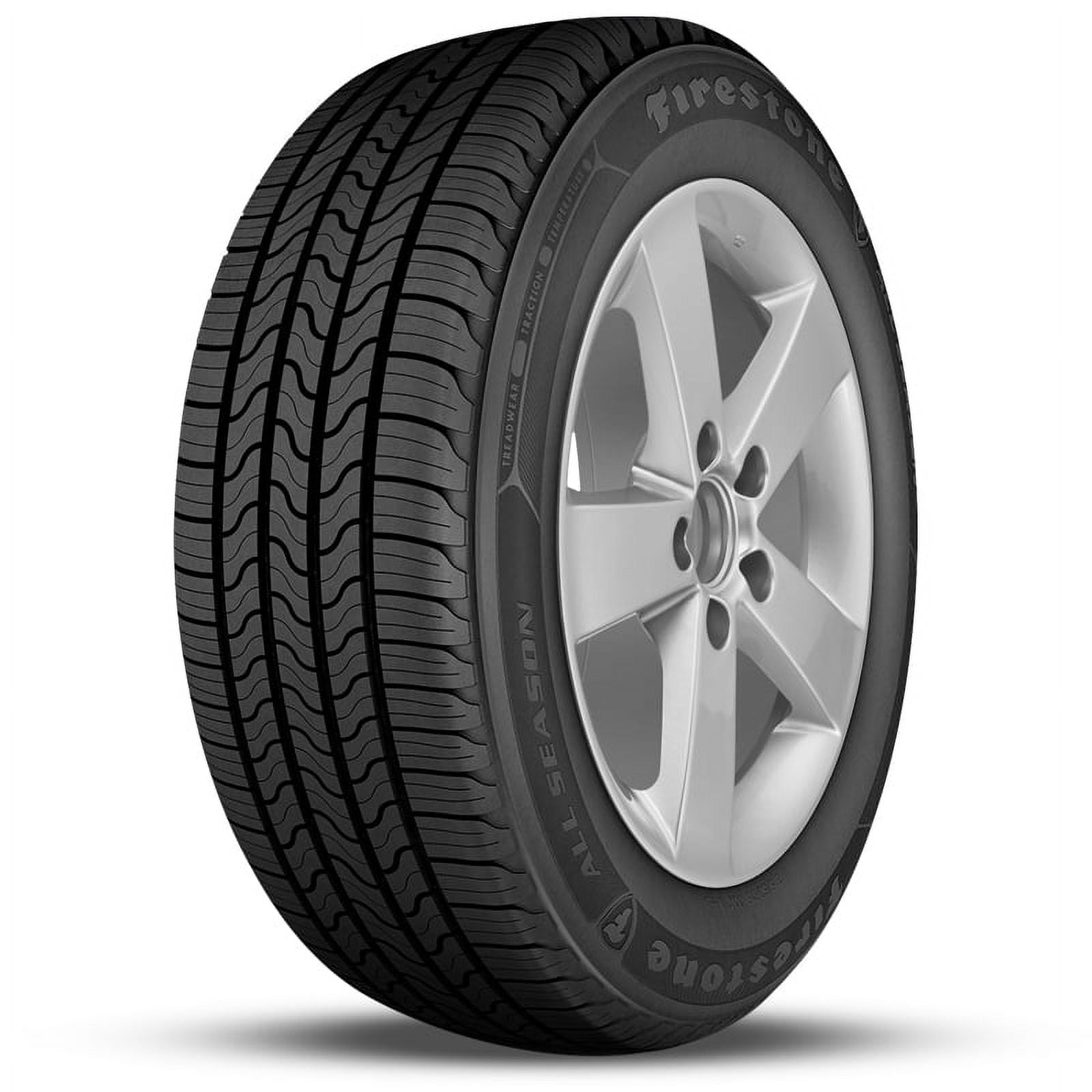 1 New Firestone All Season 225/55R17 97T Touring Tires 65,000 Mile Warranty FS006255 / 225/55/17 / 2255517