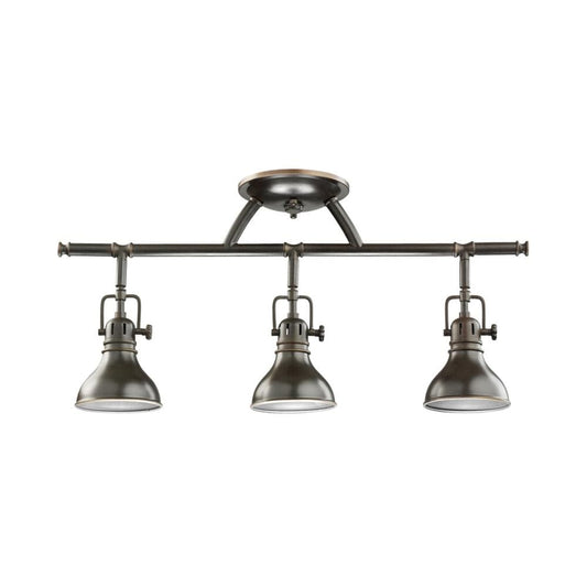 Kichler Hatteras Bay 22.75-in 3 -Light Olde bronze GU10 pin base Coastal Track Bar 1253537