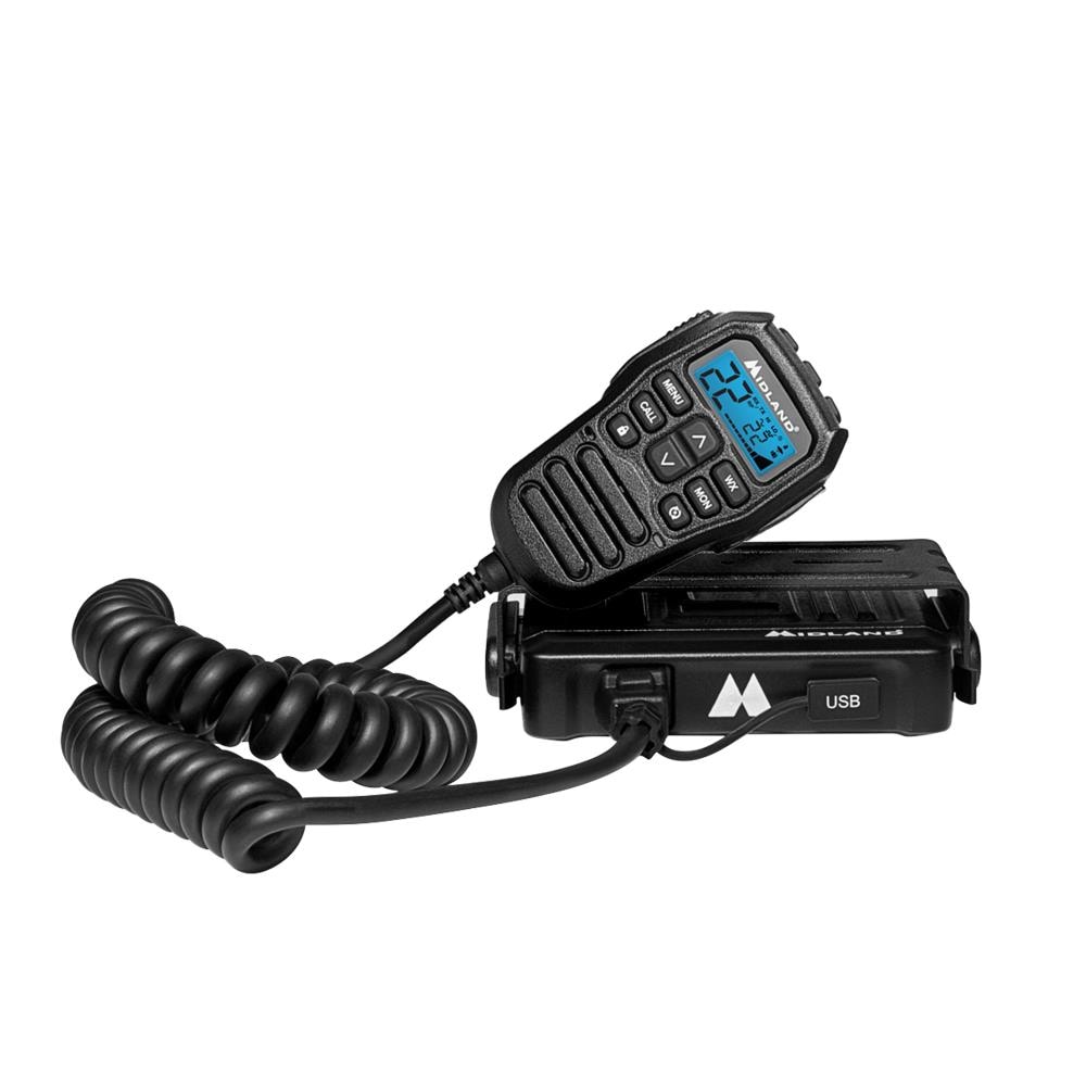 Midland 15 Watt Walkie Talkies with Alarm, 8 Repeater Channels, 15 Hi Power Channels - Walkie Talkie Series MXT275