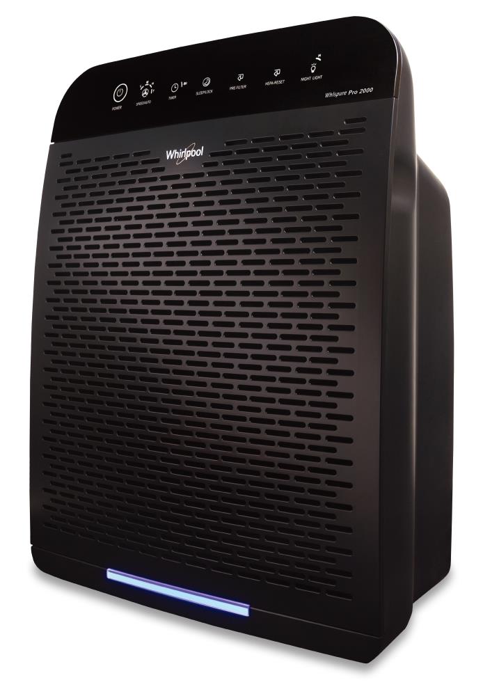 Whirlpool WPPRO2000 4-Speed Black True HEPA Air Purifier ENERGY STAR (Covers: 508-sq ft) WPPRO2000B