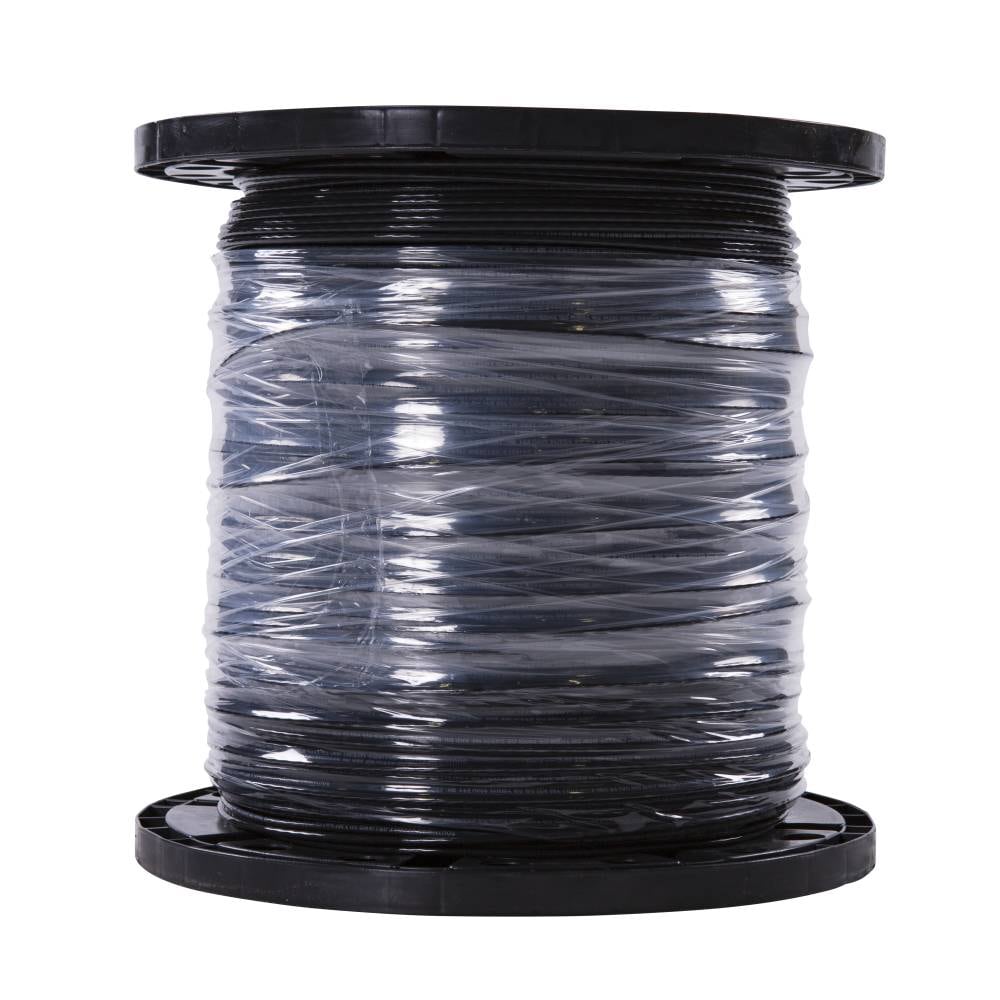 Southwire 2500-ft 12-AWG Black Stranded Copper Thhn Wire (By-the-roll) 22964106