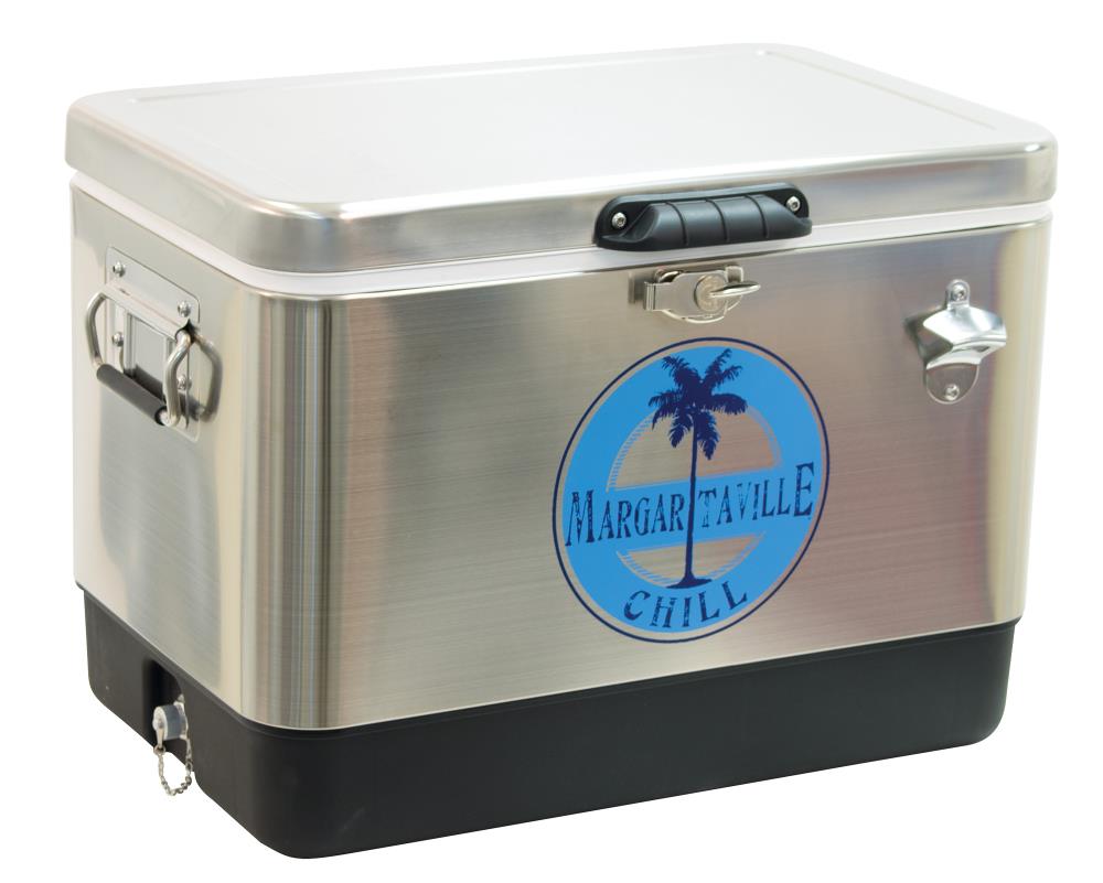 RIO Brands Stainless Steel 54-Quart Insulated Chest Cooler TC54SSMV-200-1