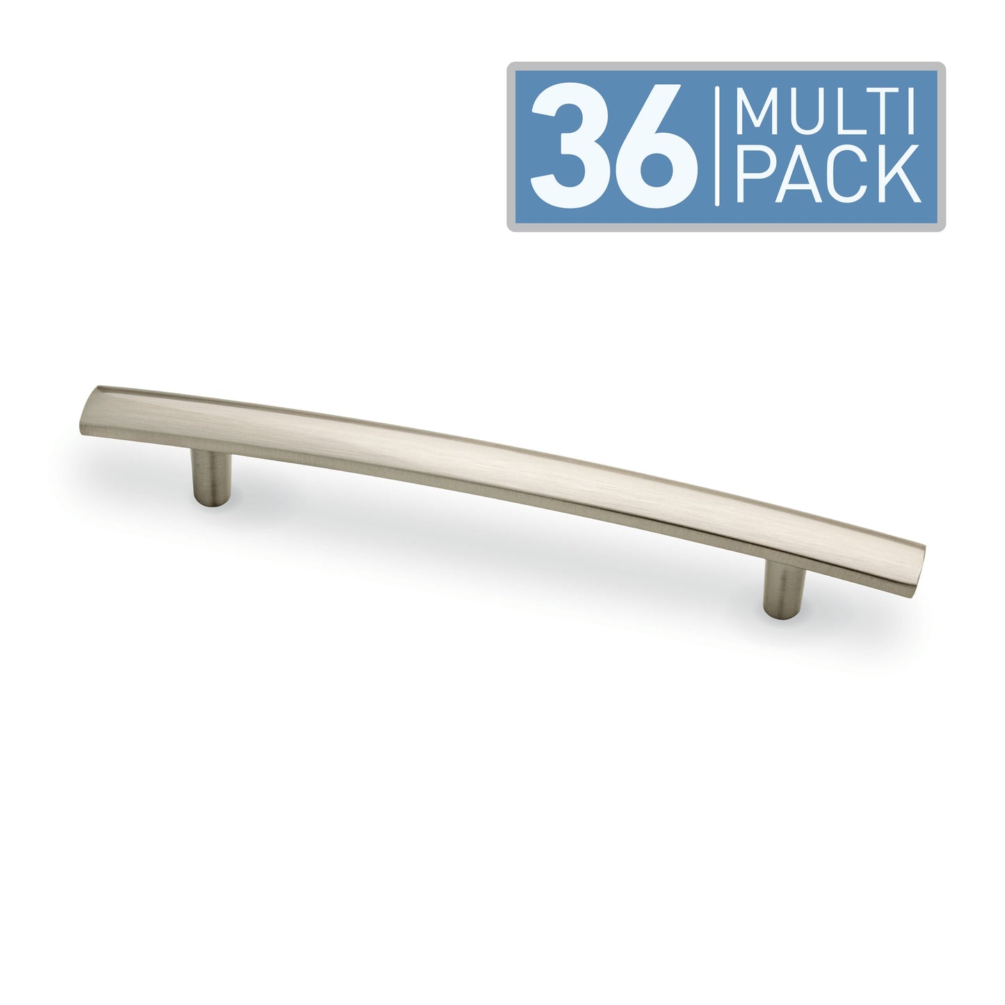Brainerd Caroline 5-1/16-in (128Mm) Center to Center Satin Nickel Arch Handle Drawer Pulls (36-Pack) P24429W-SN-K3