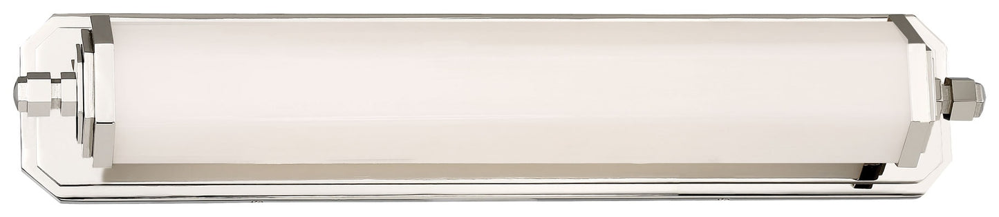 Minka Lavery Minka-Lavery 24.25-in 1 -Light Polished Nickel Integrated LED Transitional Vanity light bar 1664152