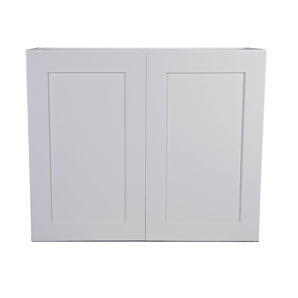 Design House Brookings 36-in W x 24-in H x 12-in D White Maple Wall Fully assembled Plywood Cabinet Recessed Panel