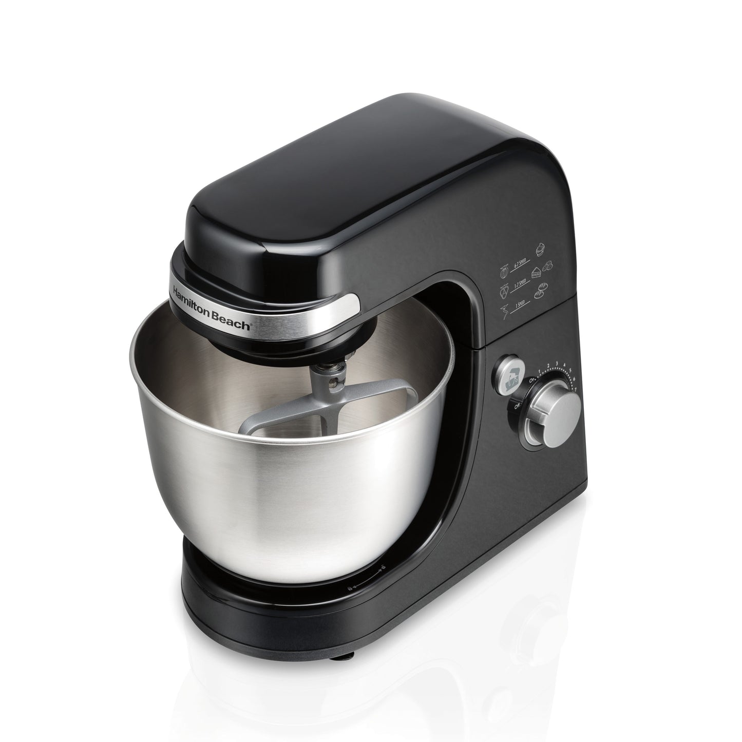 Hamilton Beach Black 4-Quart Tilt-head Stand Mixer 63390