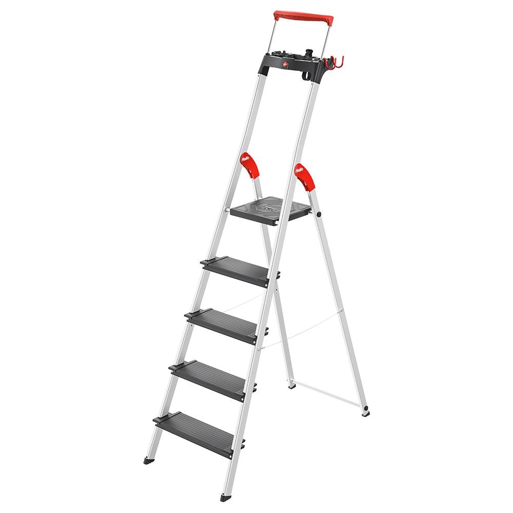 Hailo L100 pro 6-ft Aluminum Type 2- 225-lb Load Capacity Platform Step Ladder 8050-527