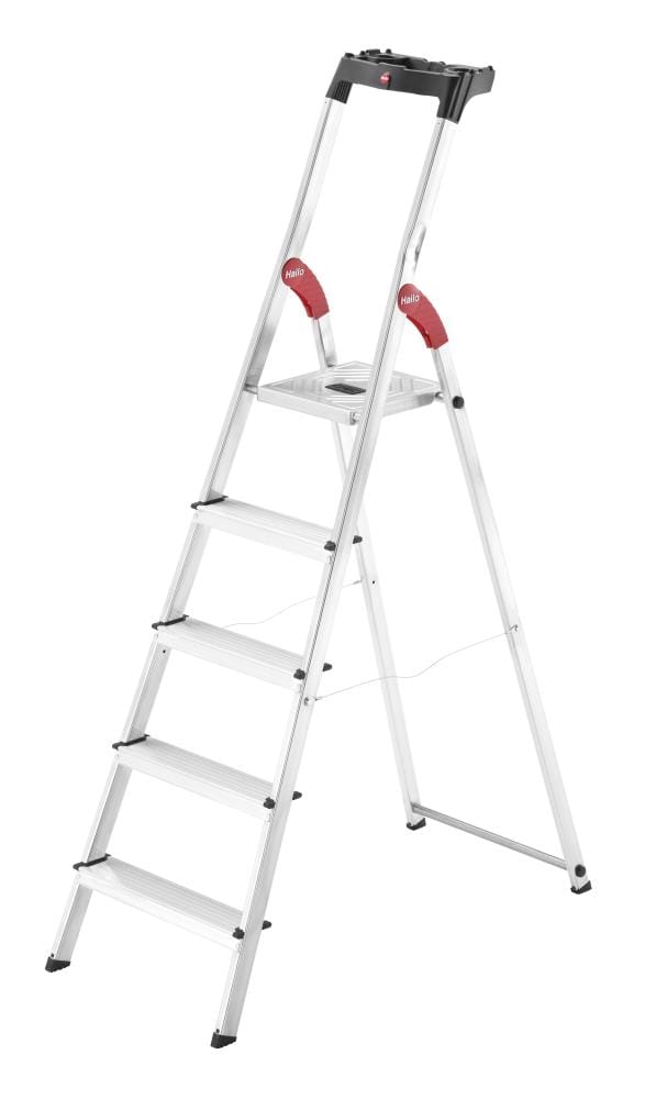 Hailo L60 6.03-ft Aluminum Type 2- 225-lb Load Capacity Platform Step Ladder 9204010009