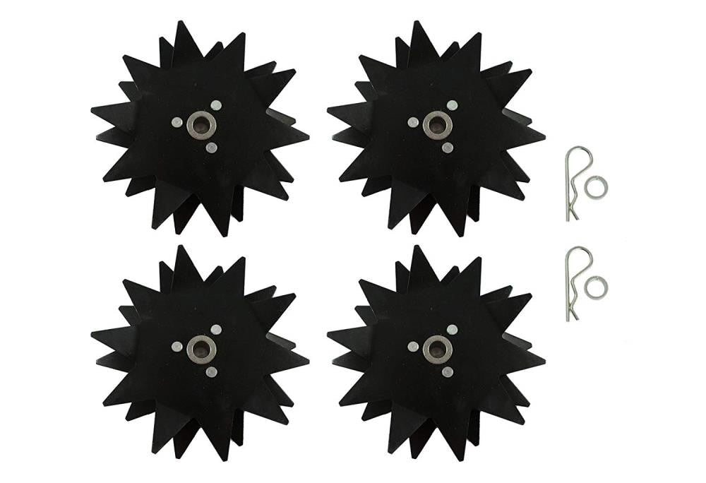 Honda Genuine Replacement Inner Tine Set for Tiller Attachments - Includes 4x 20 Tooth Tines, 2x Lock Pins, and 2x Spacers 06726-V25-010