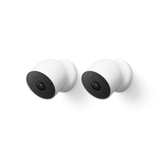 Google Nest Cam - Battery-Powered Wireless Indoor and Outdoor Smart Home Security Camera - 2 Pack GA01894-US