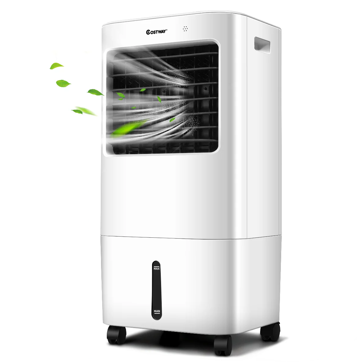 Costway 14.5-in 120-Volt 4-Speed Indoor White Floor Fan EP24513US-WH