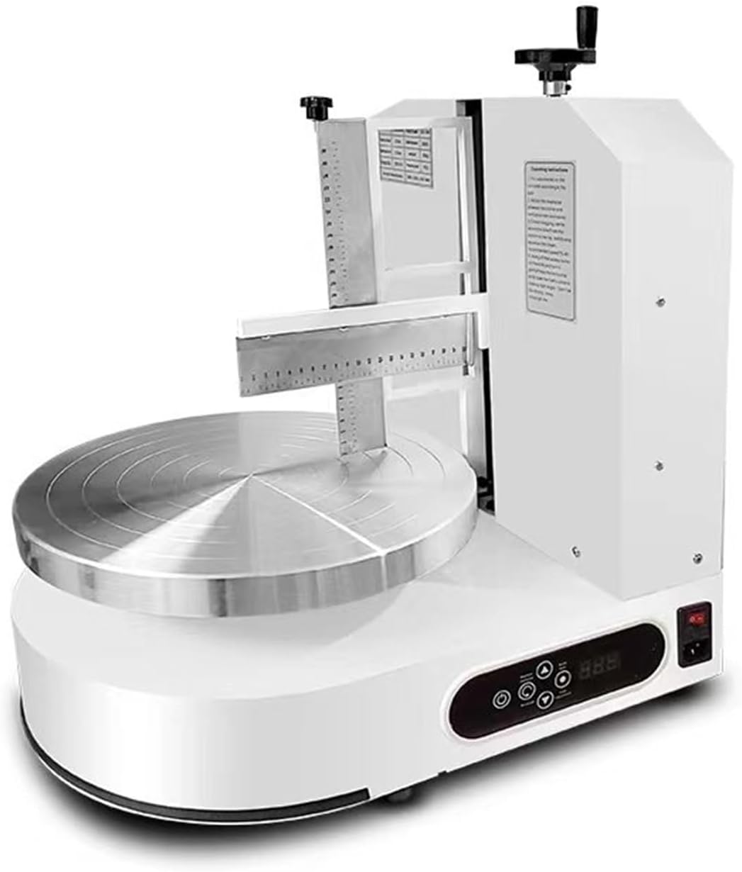 automatic cake turntable Cake Machine, 36cm 4-12Inches Baking Birthday Cake Tools Automatic Birthday Cake Smoothing Coating Machine Cakes Plastering Cream Coating Filling Machine