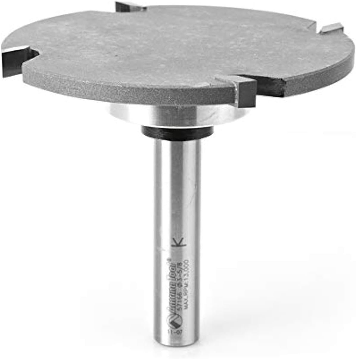 Amana Tool - 57166 Carbide Tipped 4 Wing Cut Out Solid Surface 3-5/8 Dia x 1/4 x 1/2 Inch