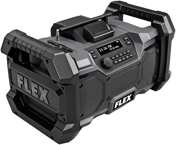 FLEX 24V Cordless Bluetooth Jobsite Radio Tool Only, Battery and Charger Not Included - FX5351-Z