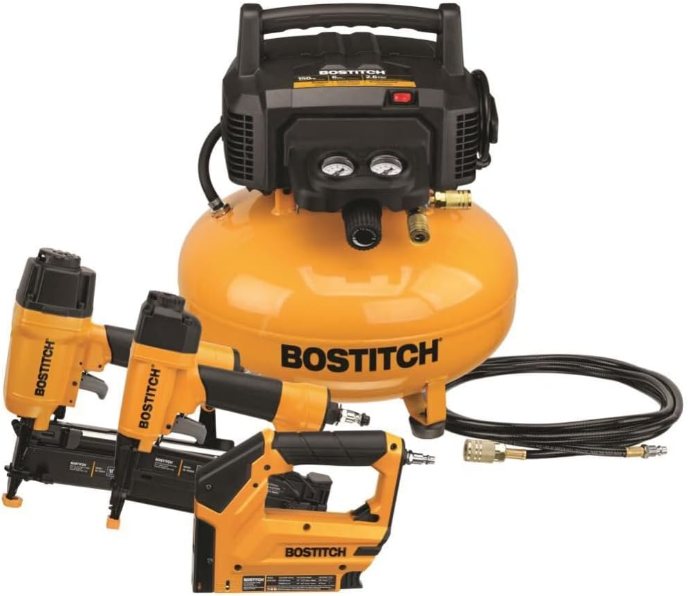 Bostitch 3-Tool\/Compressor Combo Kit