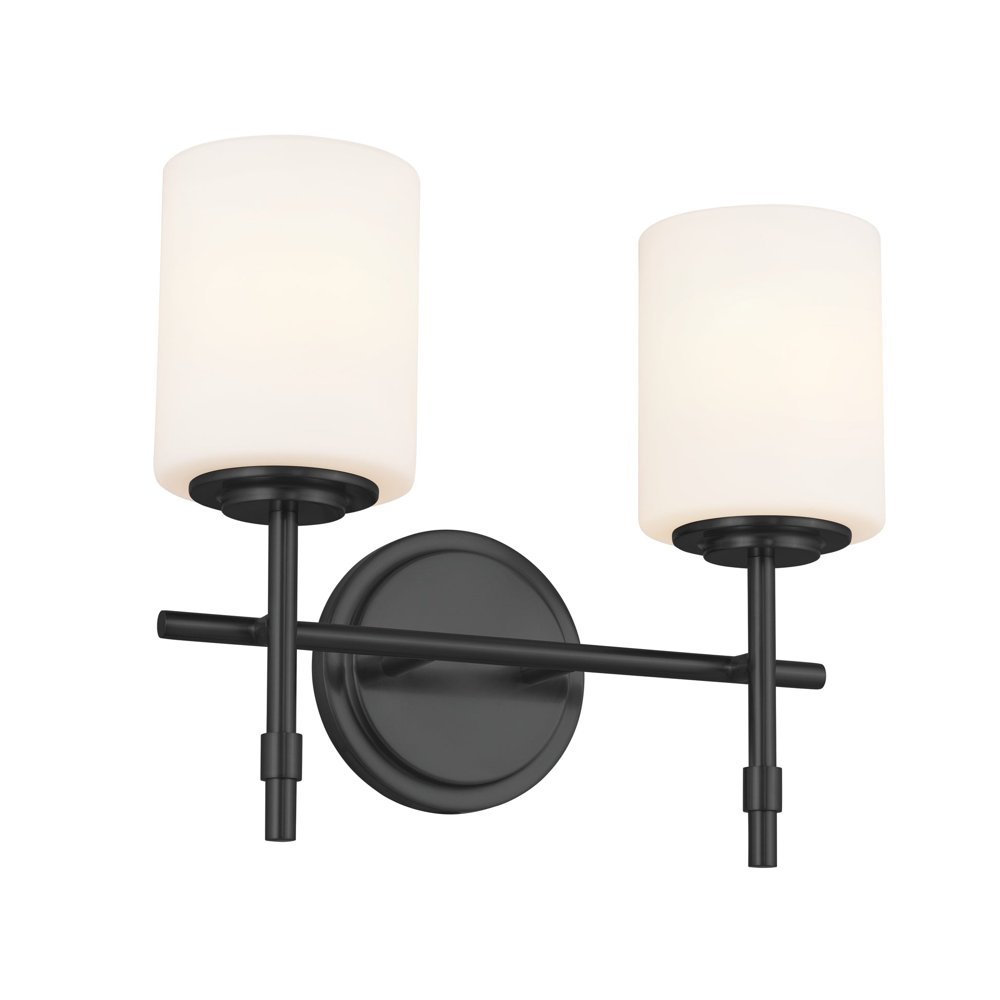 Kichler Ali 14-in 2 -Light Black Traditional Vanity light 5269673