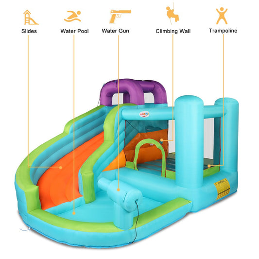 Winado Inflatable Bounce House 147.2-in Polyethylene
