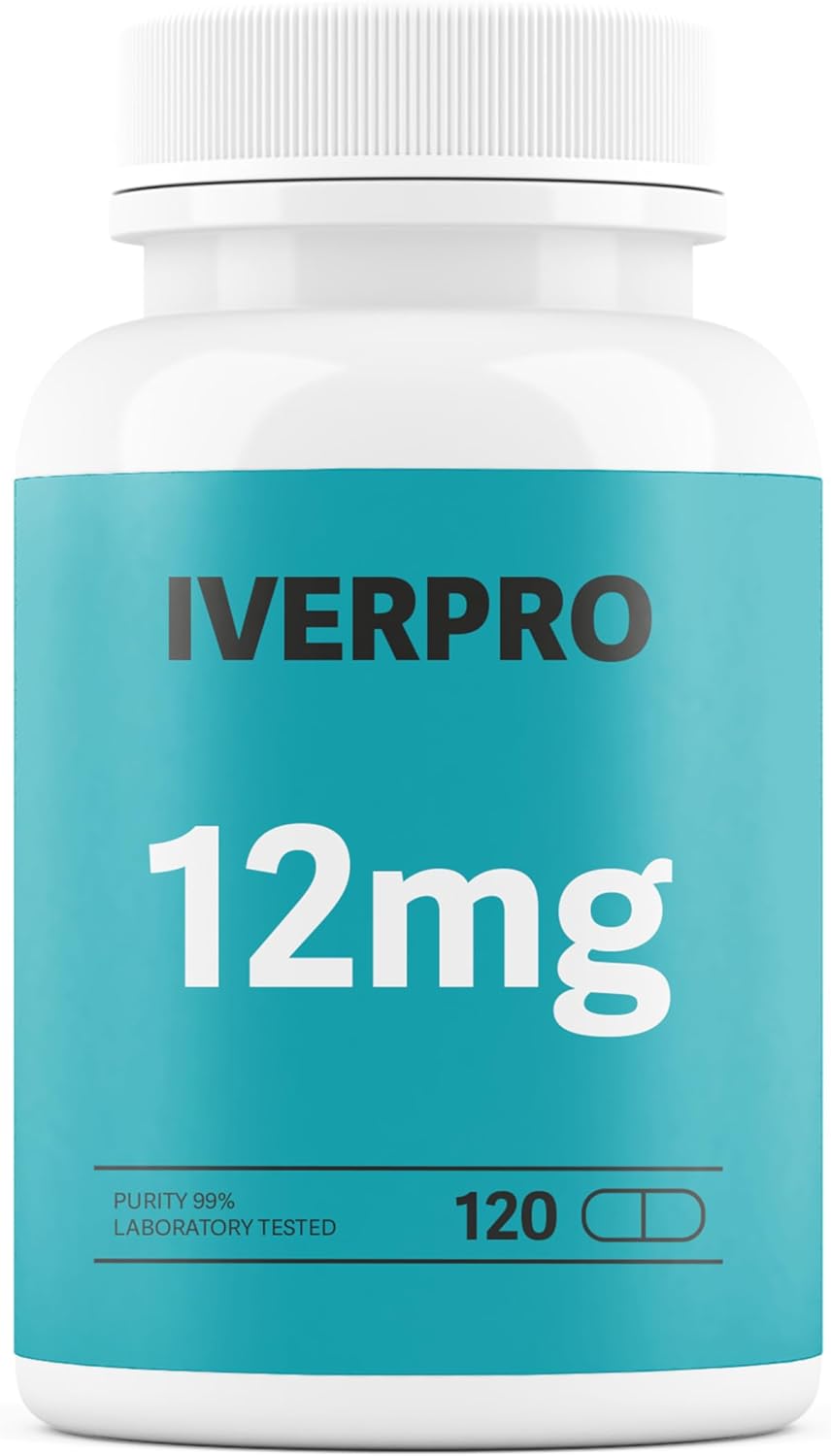 IVERPRO-12mg-120ct Capsules for Human - 3rd Party Tested - 99% High-Purity