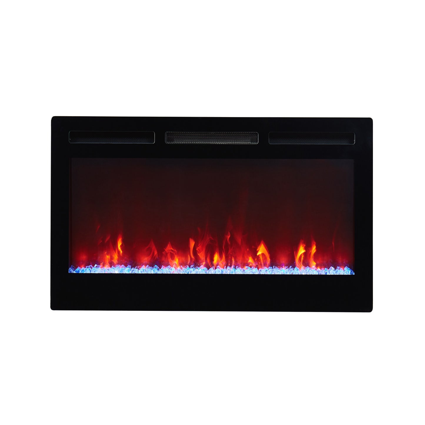 CASAINC 42-in W Black LED Electric Fireplace CA-WMX-RFP-42