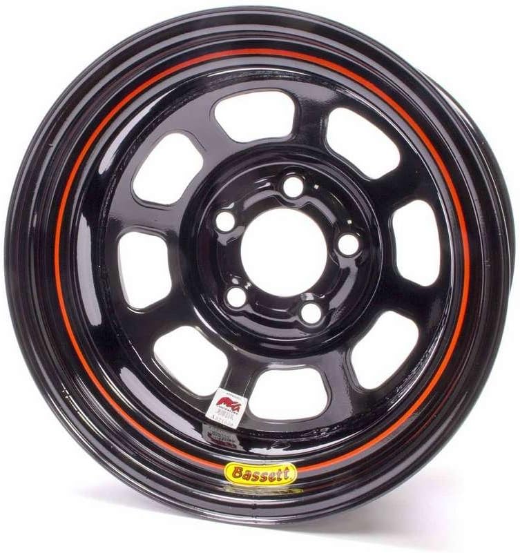 Bassett D-Hole 15x8 in 5x4.75 Black Wheel Rim P/N 58DC2I
