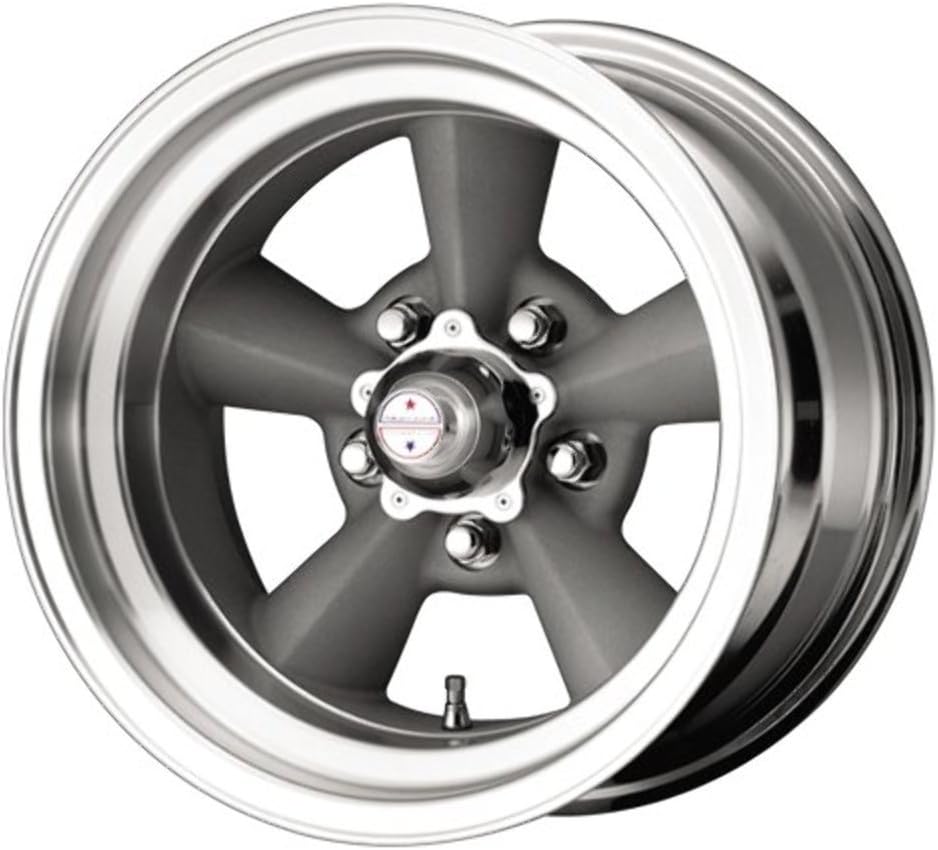 American Racing Custom Wheels VN309 TT O Vintage Silver Wheel With Machined Lip (15x5"/5x114.3mm, 6mm offset)