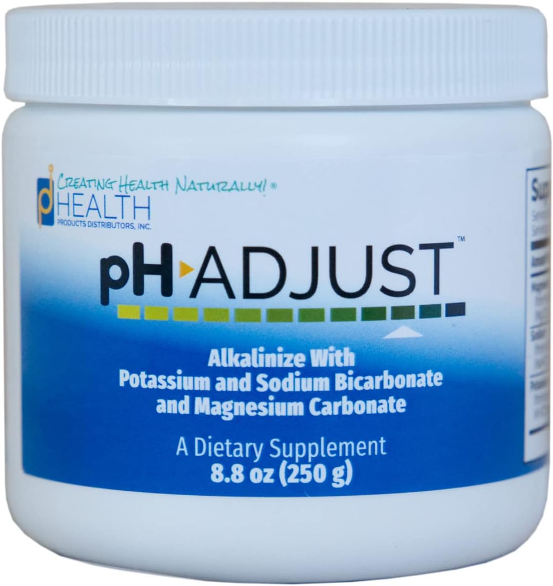 pH Adjust Alkalinizing Formula | Alkalinize with Potassium and Sodium Bicarbonate and Magnesium Carbonate | Rapidly Balances pH Levels | Tastes Good | Easy-to-Use Fine Powder | 250 GM