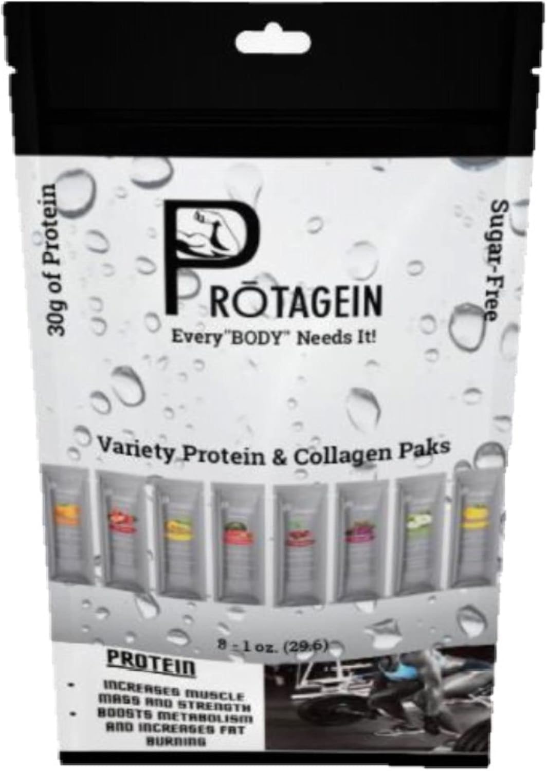 Protein & Collagen Paks, 8 - 1 oz Variety Flavored Paks