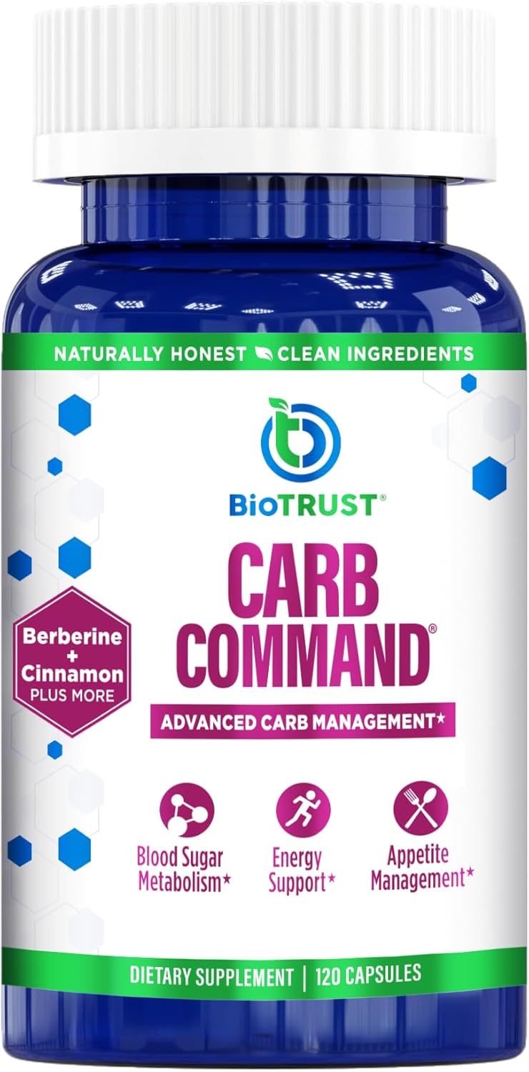 BioTrust Carb Command - Carb Management Supplement, Metabolic Support for Ketosis, Supports Keto, Low Carb and Paleo Lifestyle (60 Servings)