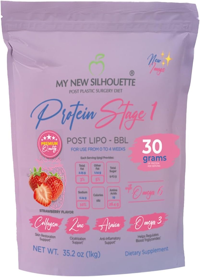Lipotransfer Protein Stage 1 My New Silhouette is an Isolated Protein with Omegas, 30 Grams per Serving That Helps to Maintain transferred Fat. (Strawberry)