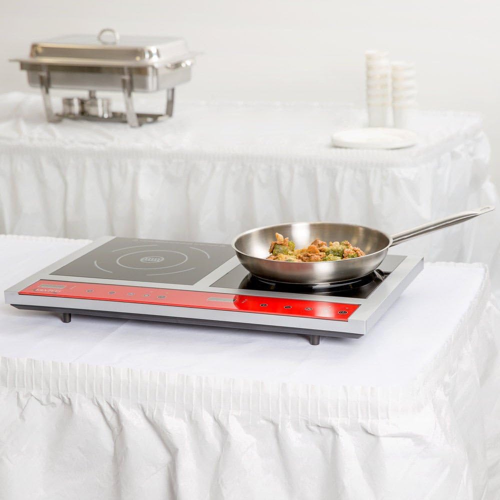 Avantco IC18DB NEW Double Countertop Induction Range / Cooker - 120V, 1800W ;supply_by_wedchef