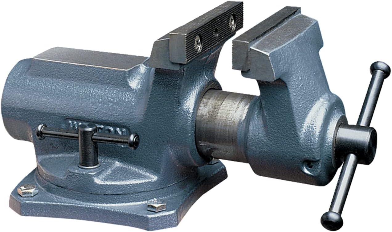 Wilton Super-Junior Bench Vise, 4" Jaw Width, 2-1\/4" Jaw Opening, 2" Throat (Model SBV-100)