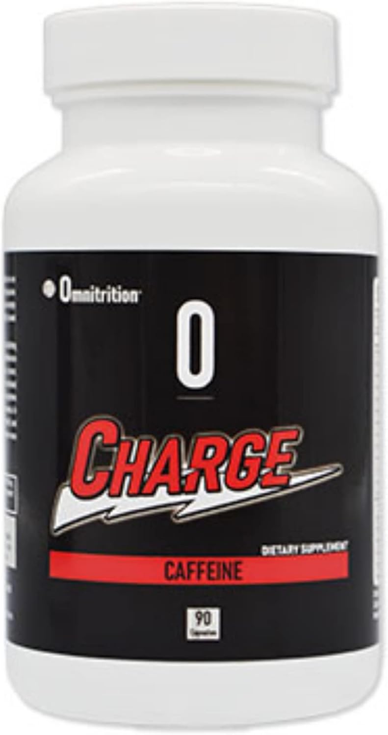 Charge Capsules (With Caffeine) Dietary Supplement - 90 Capsules