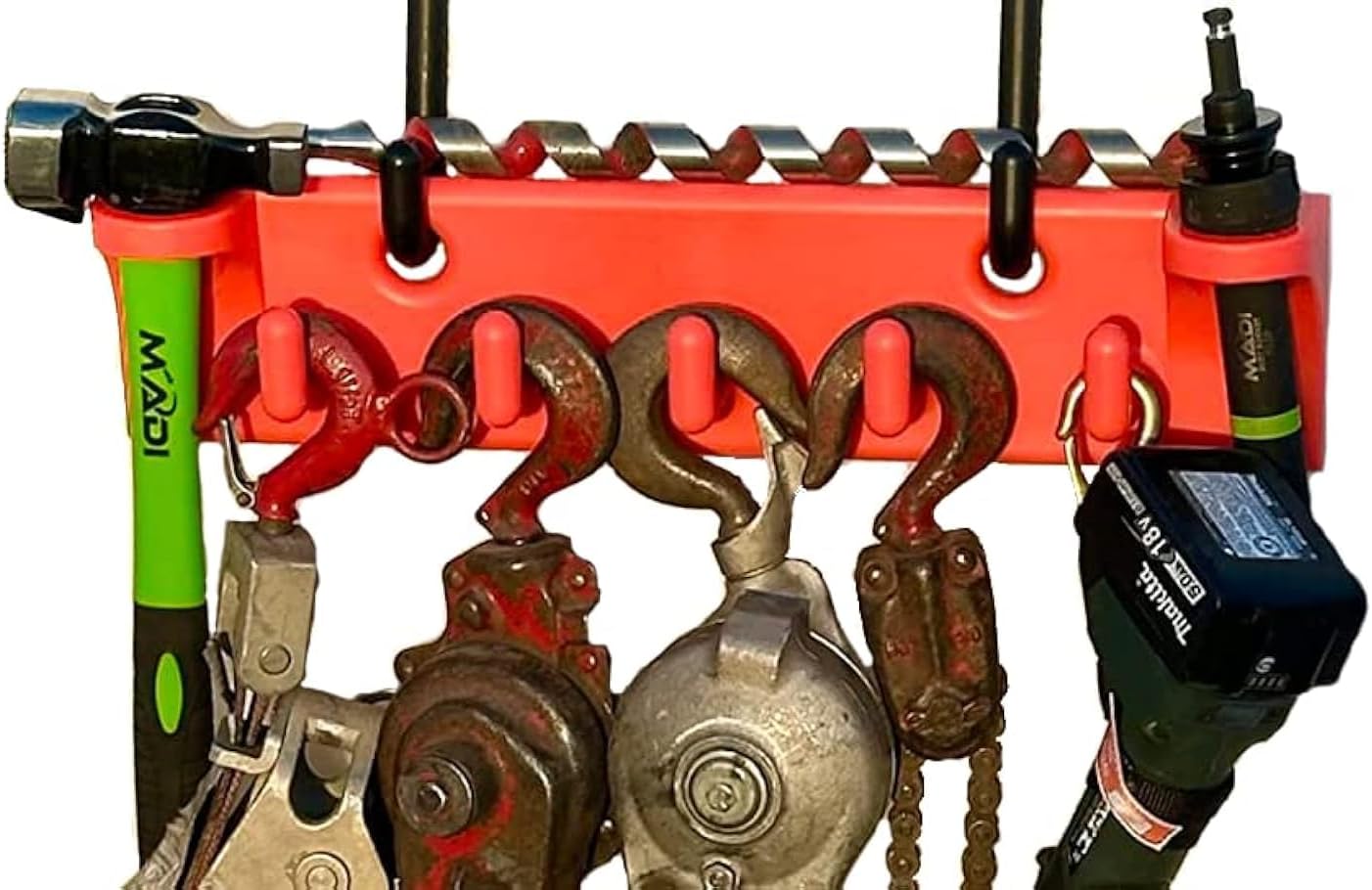 The Big Rack Bucket Truck Tool Organizer (Bucket Hooks Included) for Bucket Trucks, Lineman Tool Board