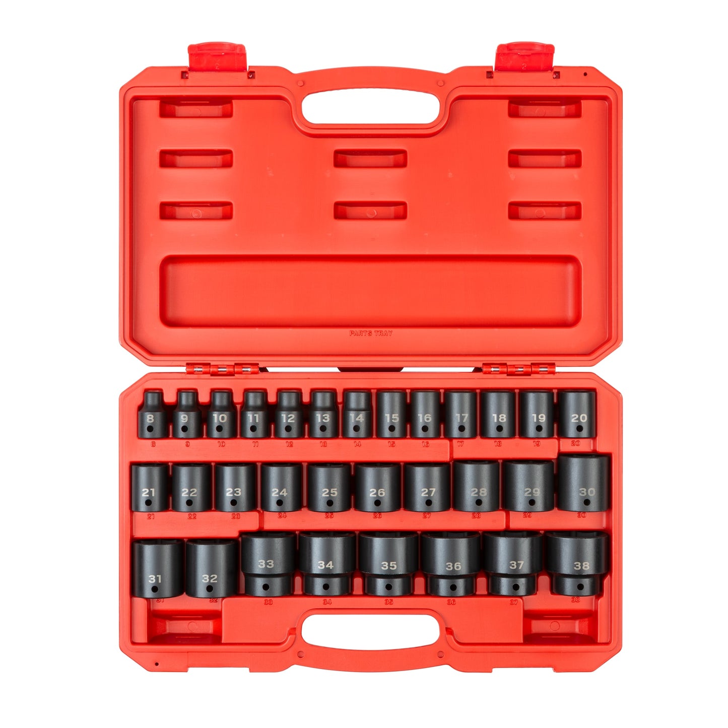 TEKTON 31-pc 1/2 in Drive Impact Socket Set (8-38mm) 6p Case SID92327