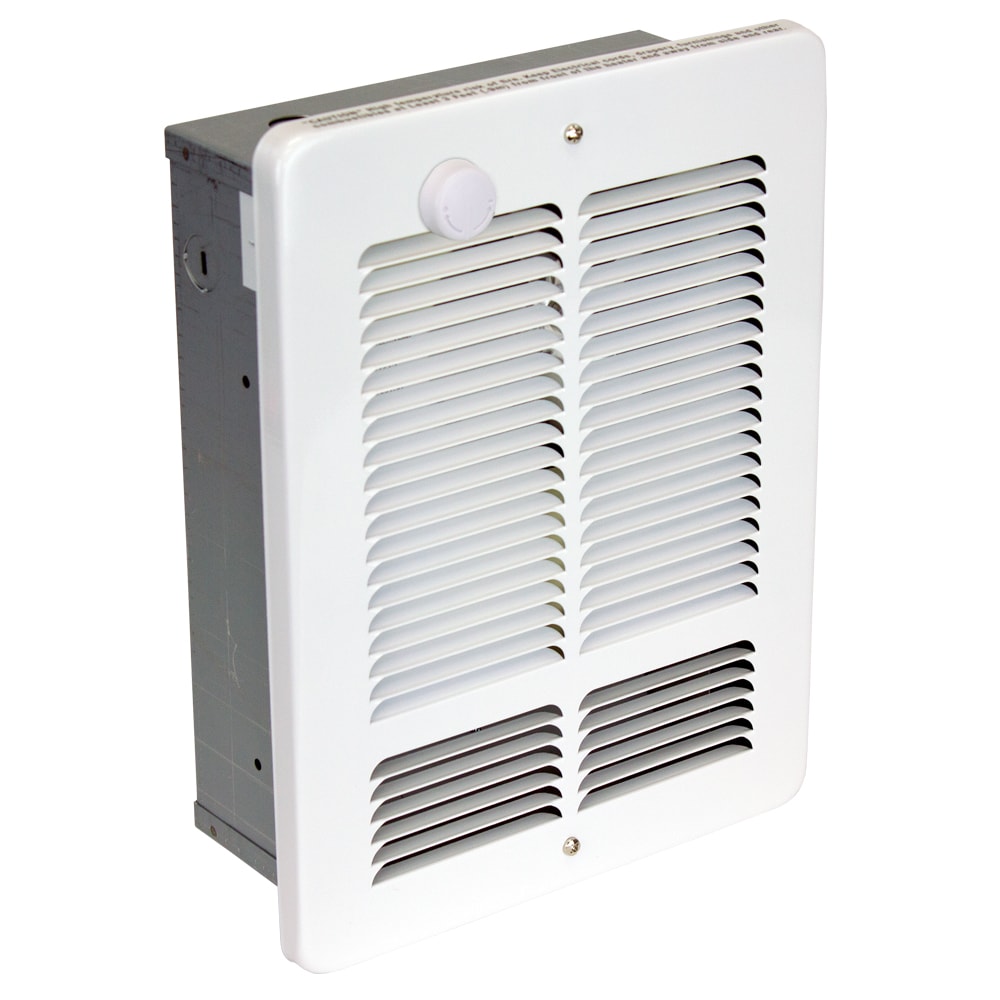 KING Up to 1500-Watt 120-Volt Fan Heater (10.375-in L x 13.625-in H Grille) W1215-T-W