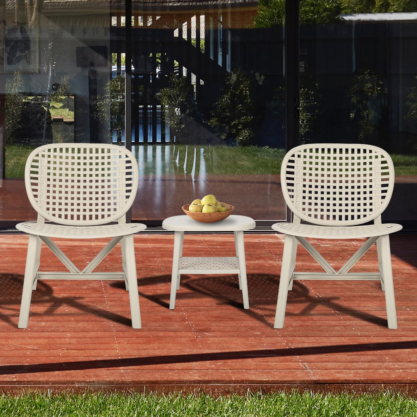 Bayfeve 3 -Piece Patio Conversation Set