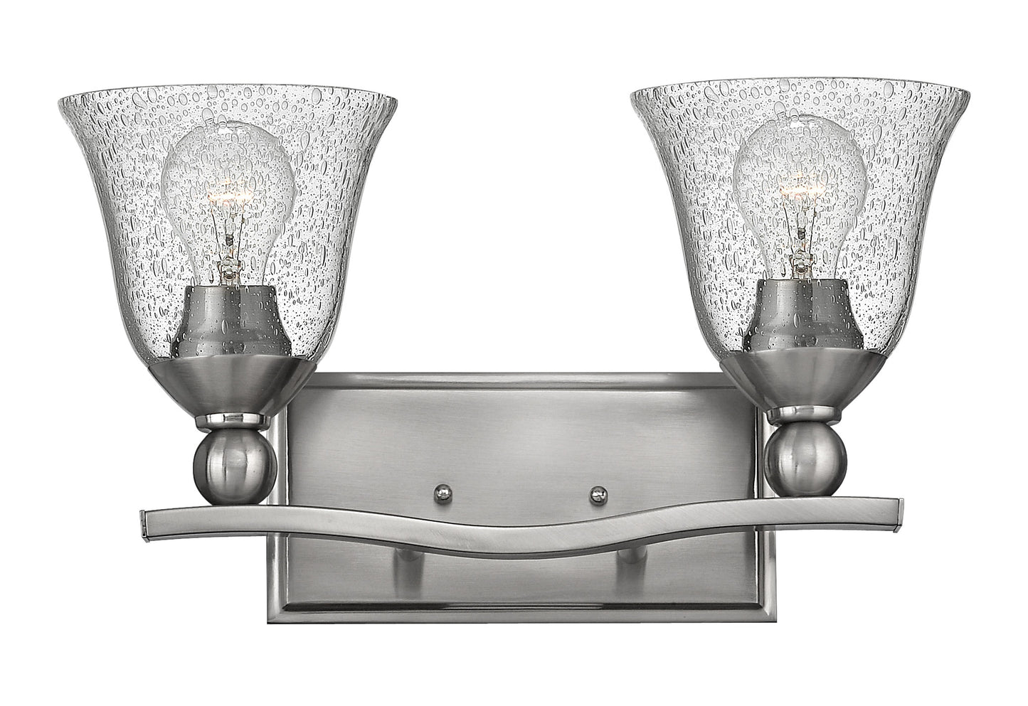 Hinkley Bolla 16-in 2 -Light Brushed Nickel Transitional Vanity light 5663157