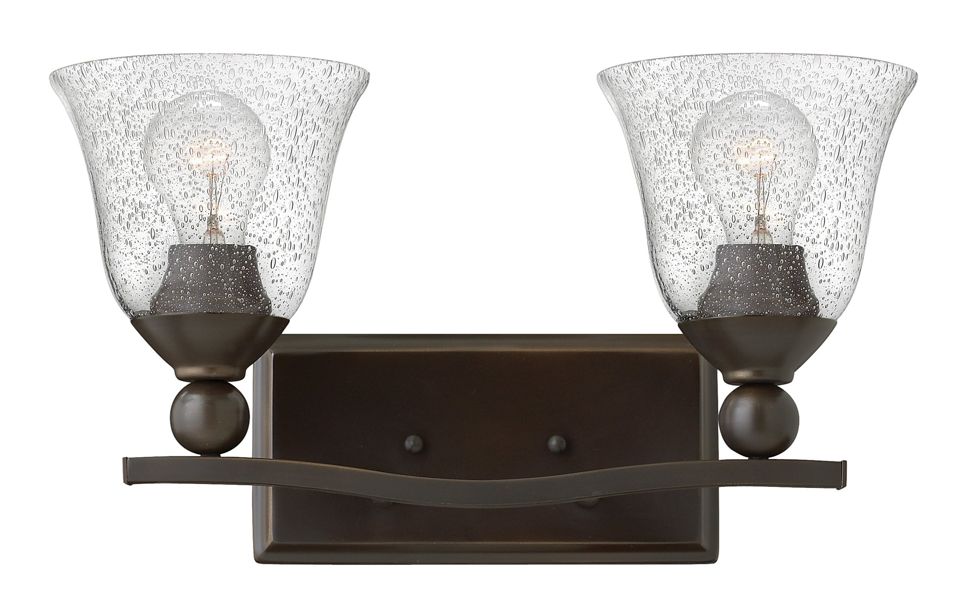 Hinkley Bolla 16-in 2 -Light Antique Bronze Transitional Vanity light 5663173