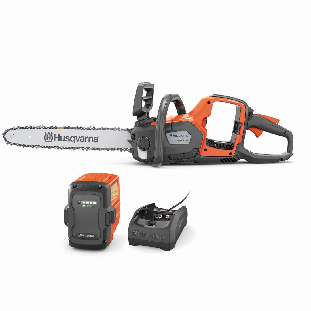 Husqvarna Power Axe 350i 40-volt 18-in Brushless Battery 7.5 Ah Chainsaw (Battery and Charger Included) 970601202