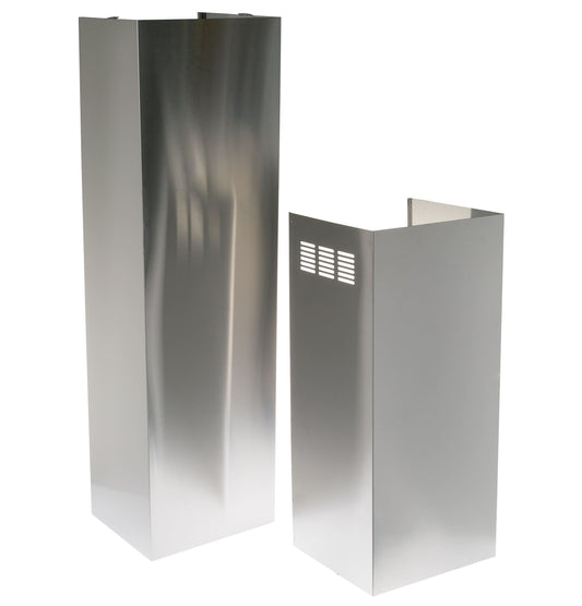 GE Profile Wall-Mounted range hood Flue cover 2 -Pack Stainless Steel