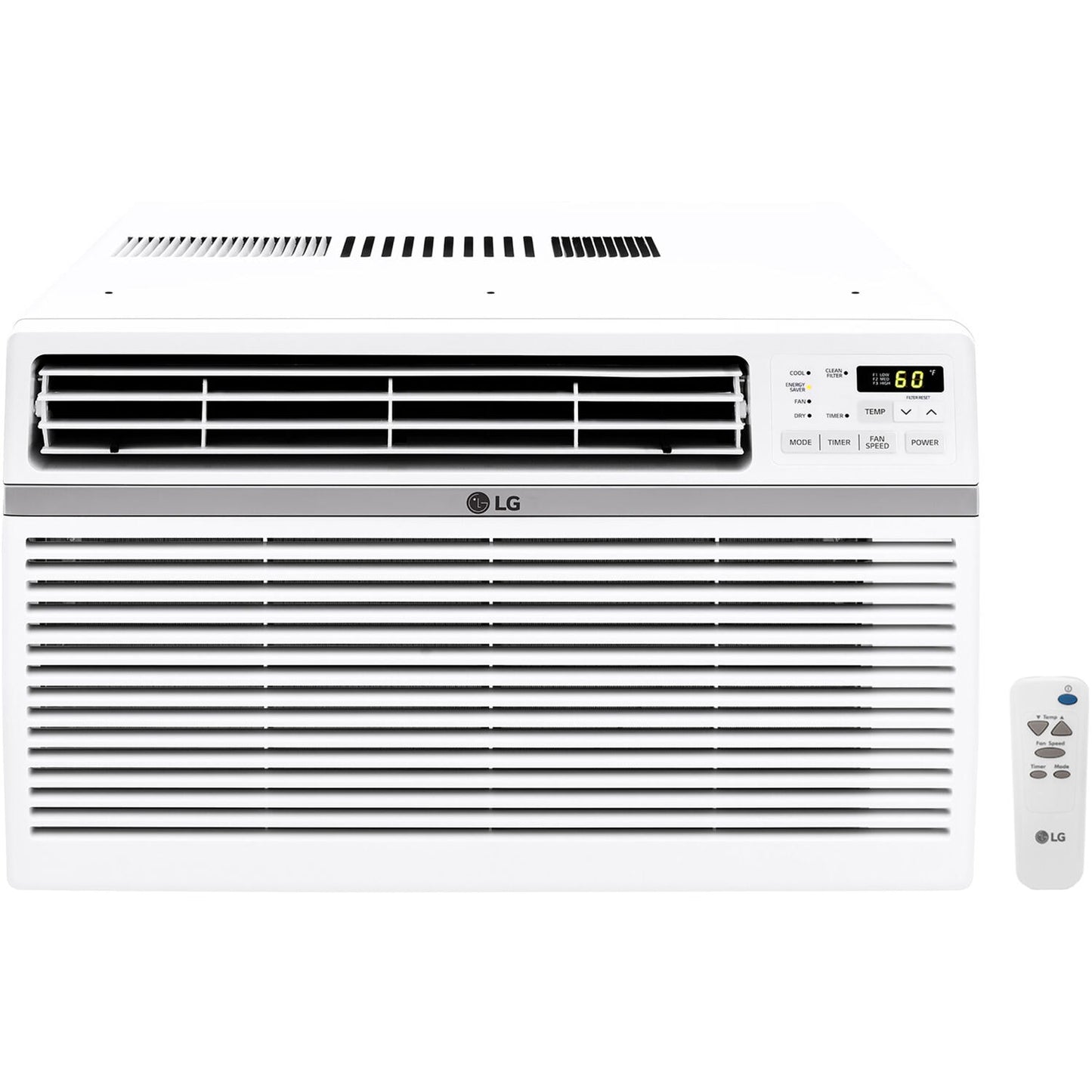 LG 450-sq ft Window Air Conditioner with Remote (115-Volt; 10000-BTU) Wi-Fi enabled LW1017ERSM