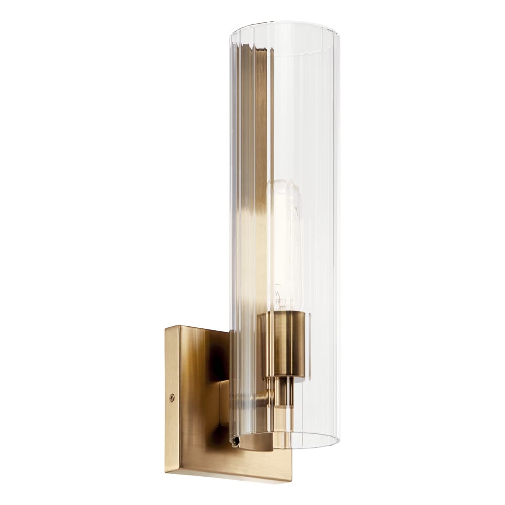 Kichler Jemsa 4.75-in 1 -Light Brass Modern/contemporary Vanity light 5696835