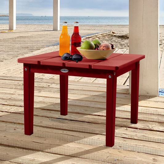 highwood Cape Square Outdoor End Table 22.75-in W x 22.75-in L