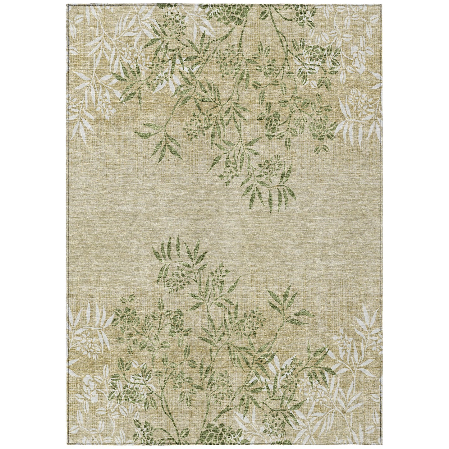 Addison Rugs Chantille ACN673KH 8 x 10 (ft) Khaki Rectangular Indoor/Outdoor Geometric Machine washable Area rug
