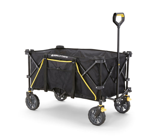 Gorilla Carts 7-cu ft Mesh Folding Yard Cart GCSW-7P