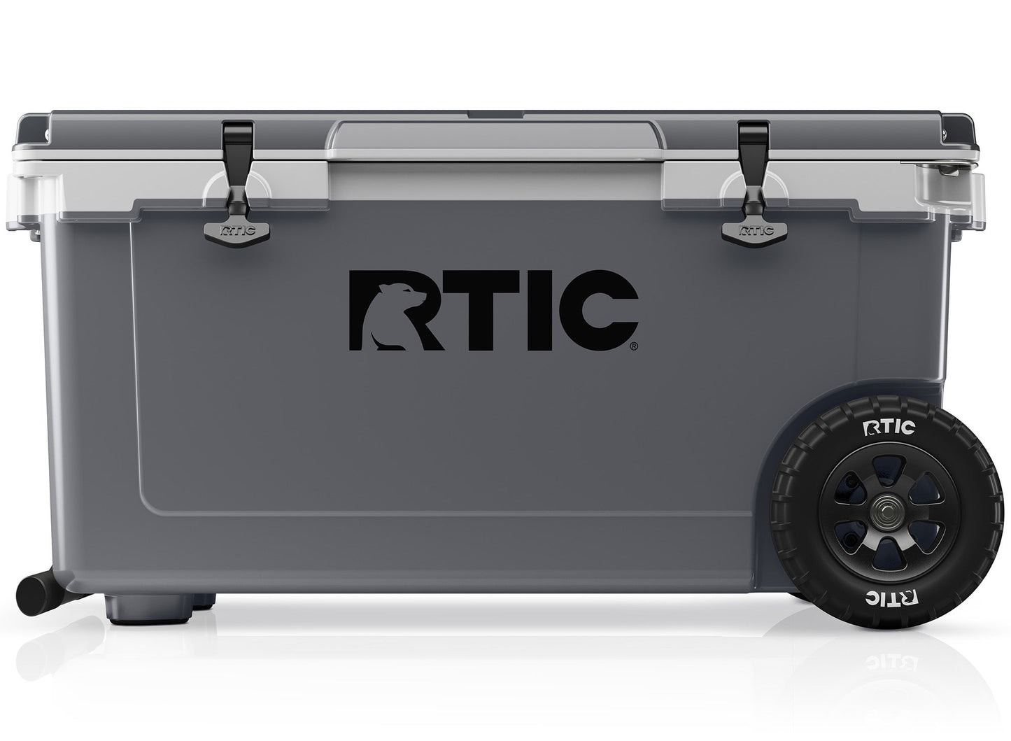 RTIC Outdoors Ultra Light Dark Grey/Cool Grey 72-Quart Wheeled Insulated Chest Cooler 19741