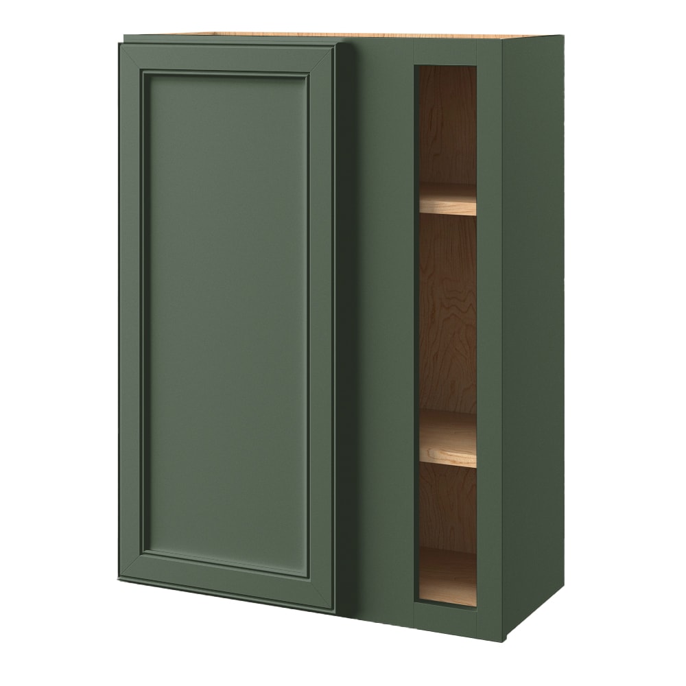 allen + roth Heathrow 27-in W x 36-in H x 12-in D Sage Blind Corner wall Fully assembled Cabinet Recessed Panel
